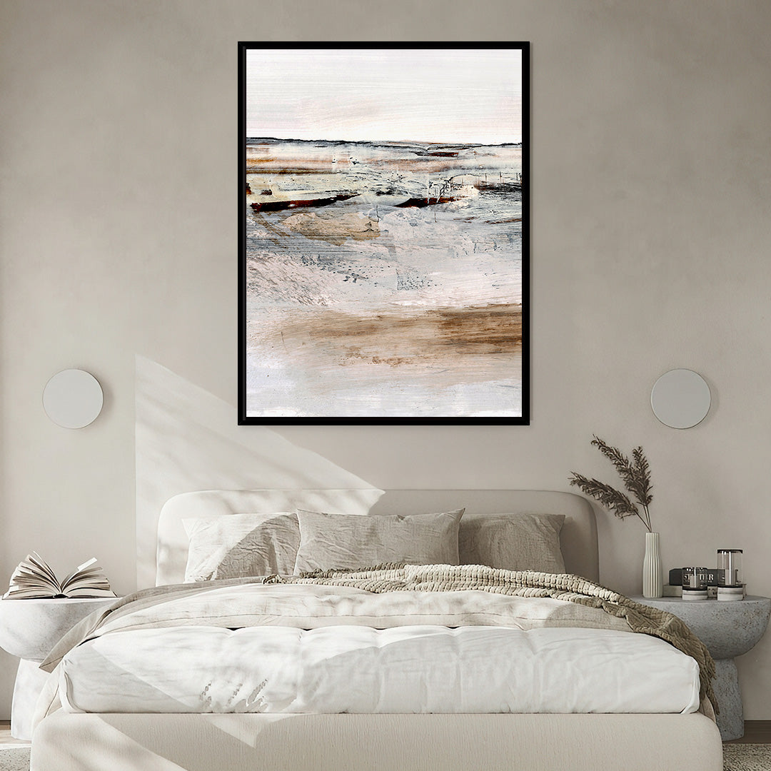 August Framed Printed Canvas