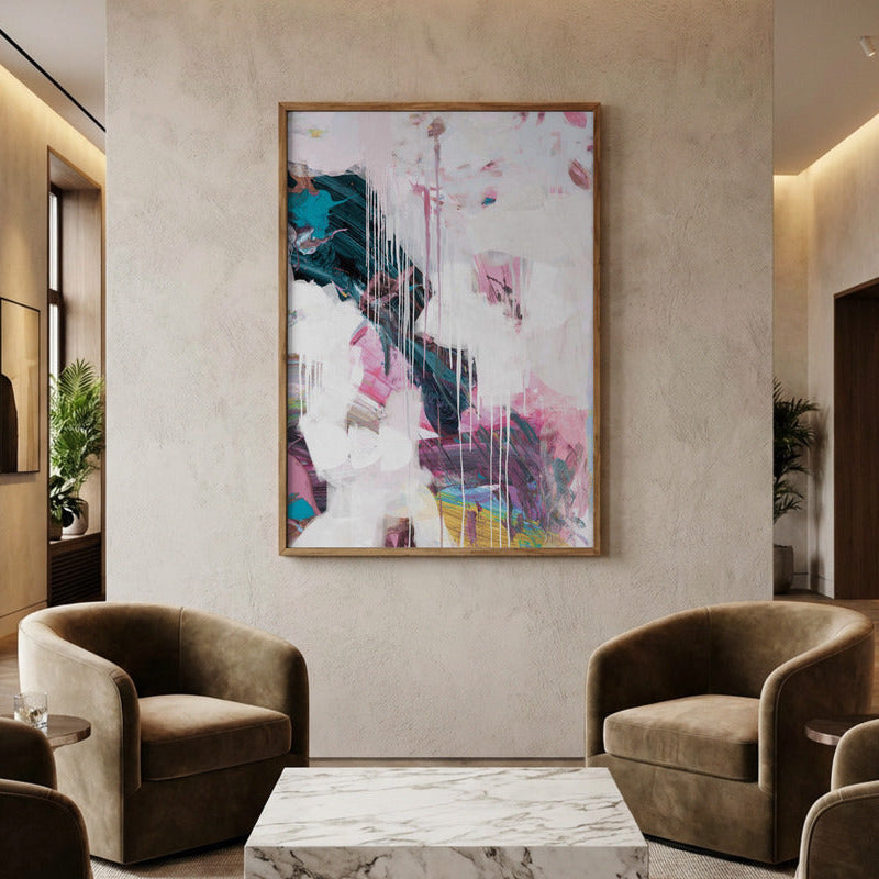 Statement Portrait Framed Printed Canvas