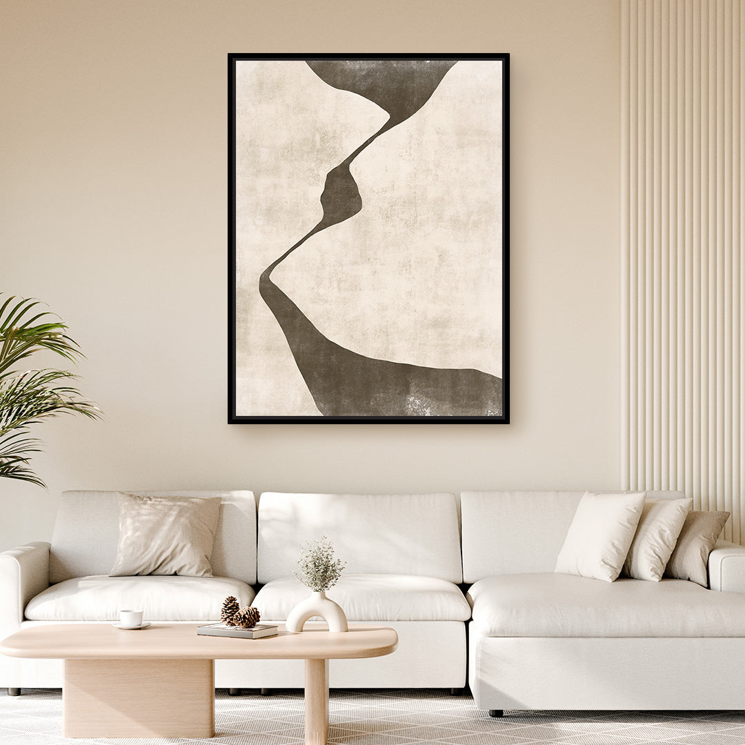 Gigi II Portrait Framed Printed Canvas - Mala Art Co.