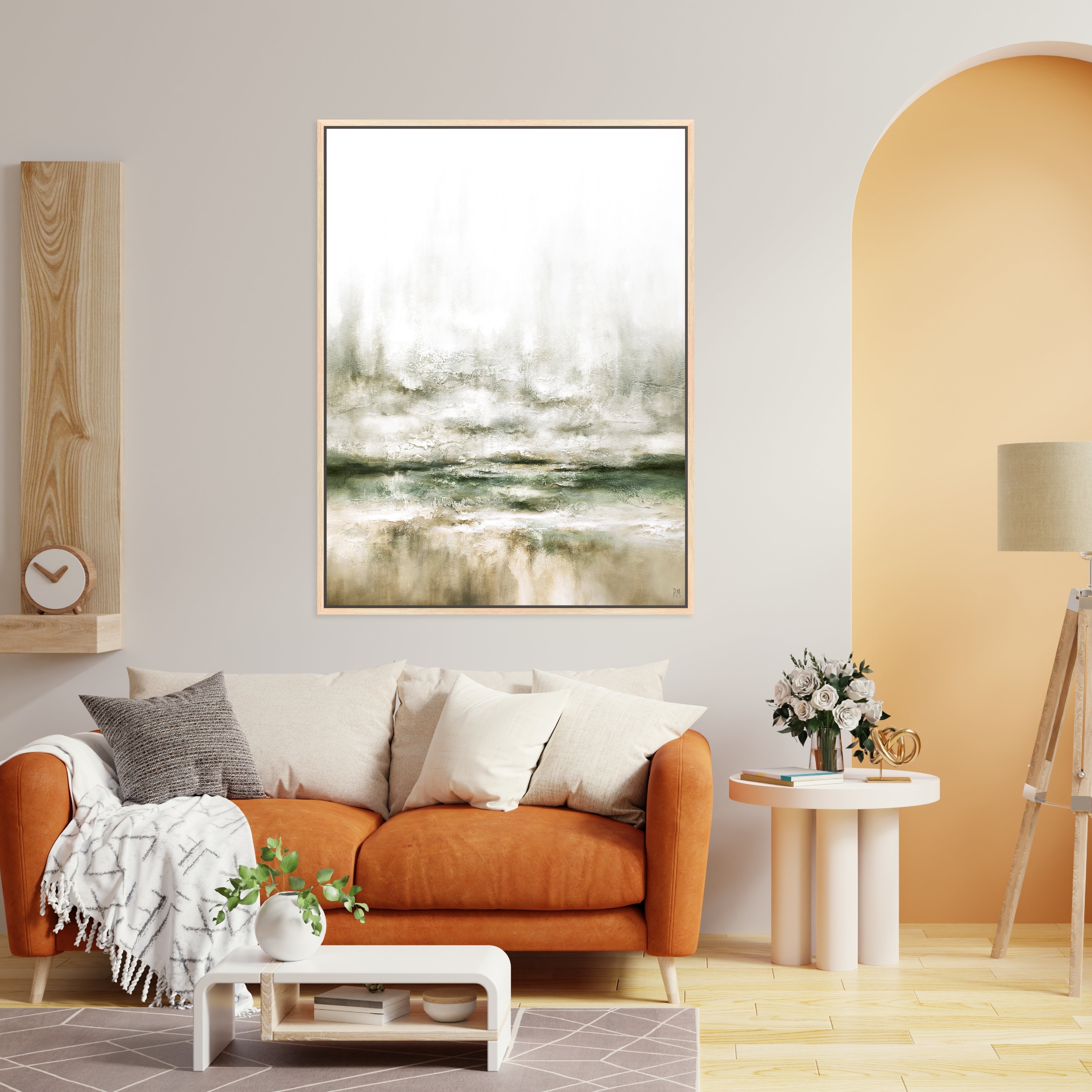 Moods Portrait Framed Printed Canvas - Mala Art Co.