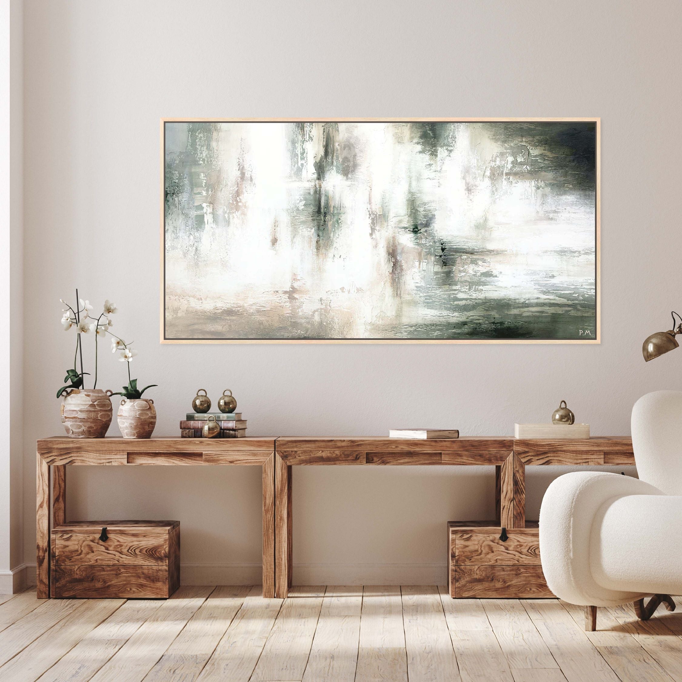 Bijoux Panoramic Framed Printed Canvas - Mala Art Co.