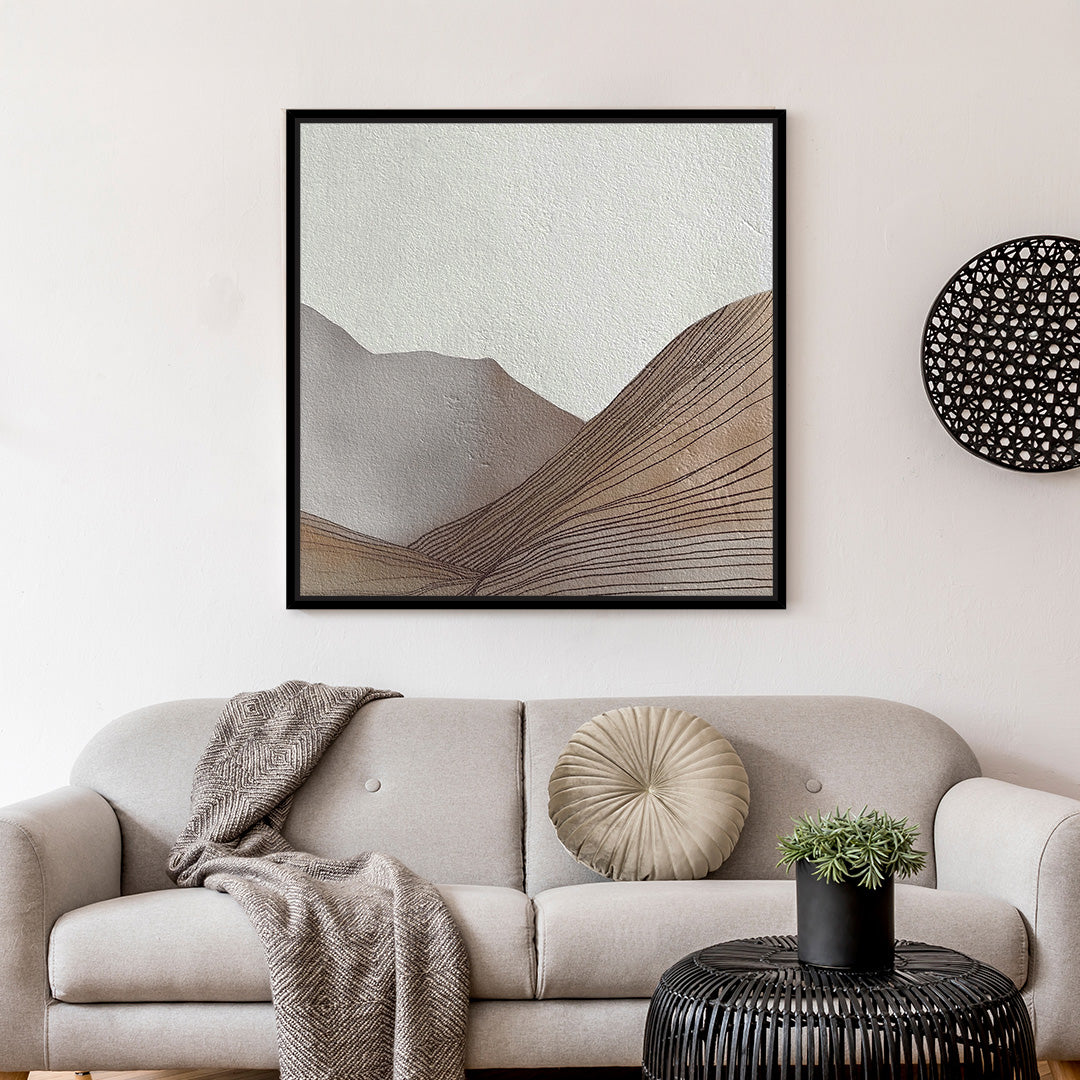 Morros Square Framed Printed Canvas