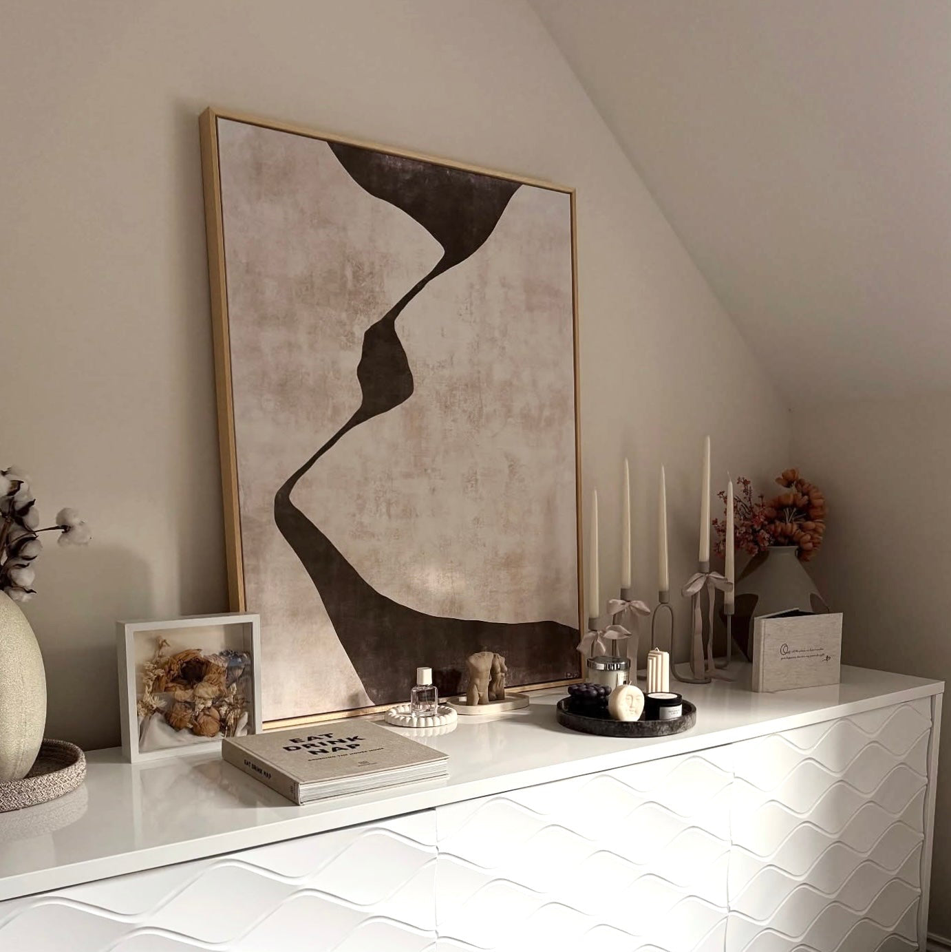 Gigi II Portrait Framed Printed Canvas - Mala Art Co.