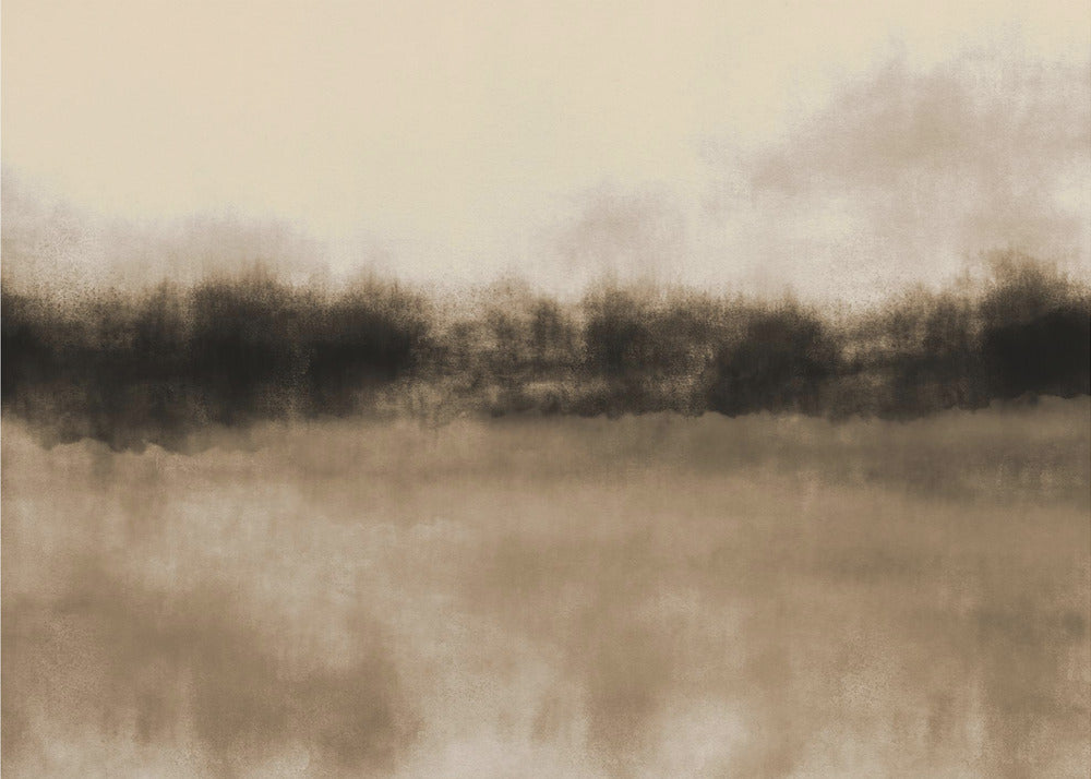 Earthen Horizon Framed Printed Canvas