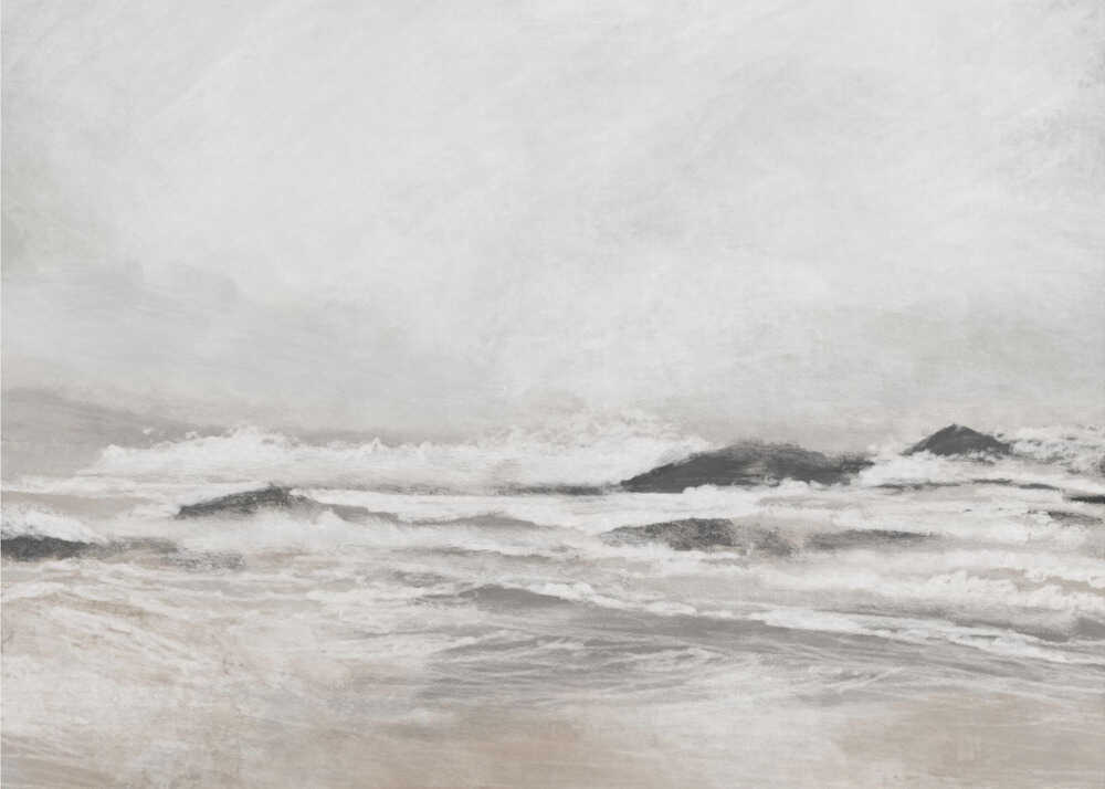 September Coast Framed Printed Canvas - Mala Art Co.