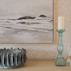 September Coast Landscape Framed Printed Canvas - Mala Art Co.