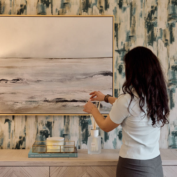 Sandybay Framed Printed Canvas - Mala Art Co.