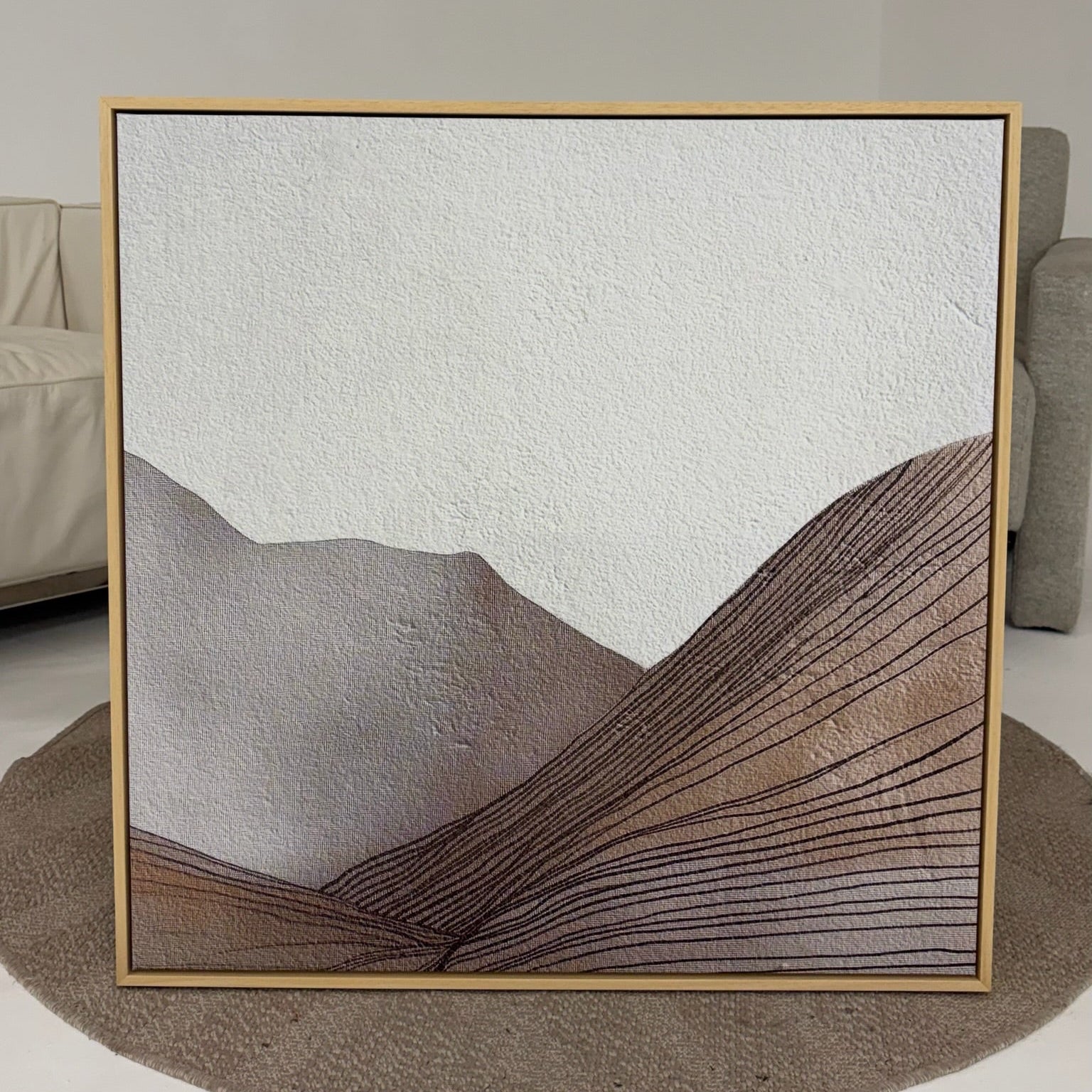 Morros Square Framed Printed Canvas - Mala Art Co.