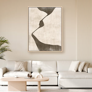 Gigi II Portrait Framed Printed Canvas - Mala Art Co.