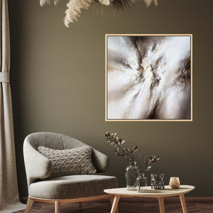 Fusion II Square Framed Printed Canvas - Mala Art Co.
