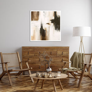 Casa I Square Framed Printed Canvas - Mala Art Co.