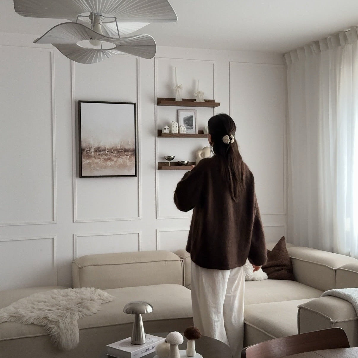 Terres Portrait Framed Printed Canvas